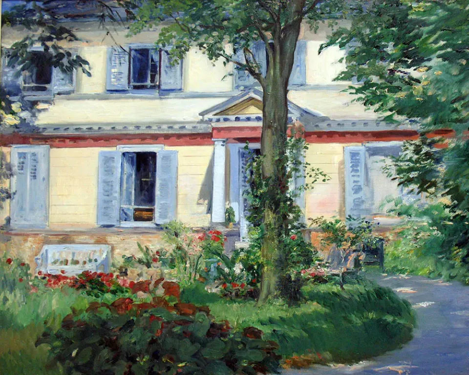 Figured'Art Huis in Rueil Manet diamond painting 40x50 cm full drill