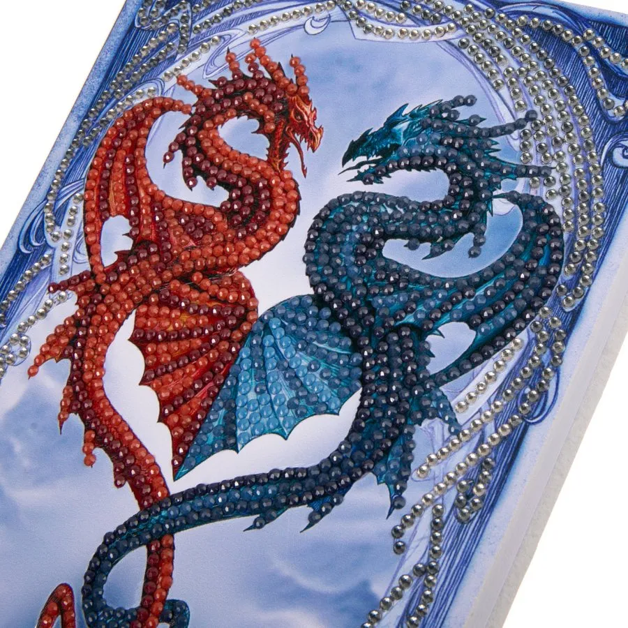 Craft Buddy Crystal Art Dragons Tryst planner A5 agenda