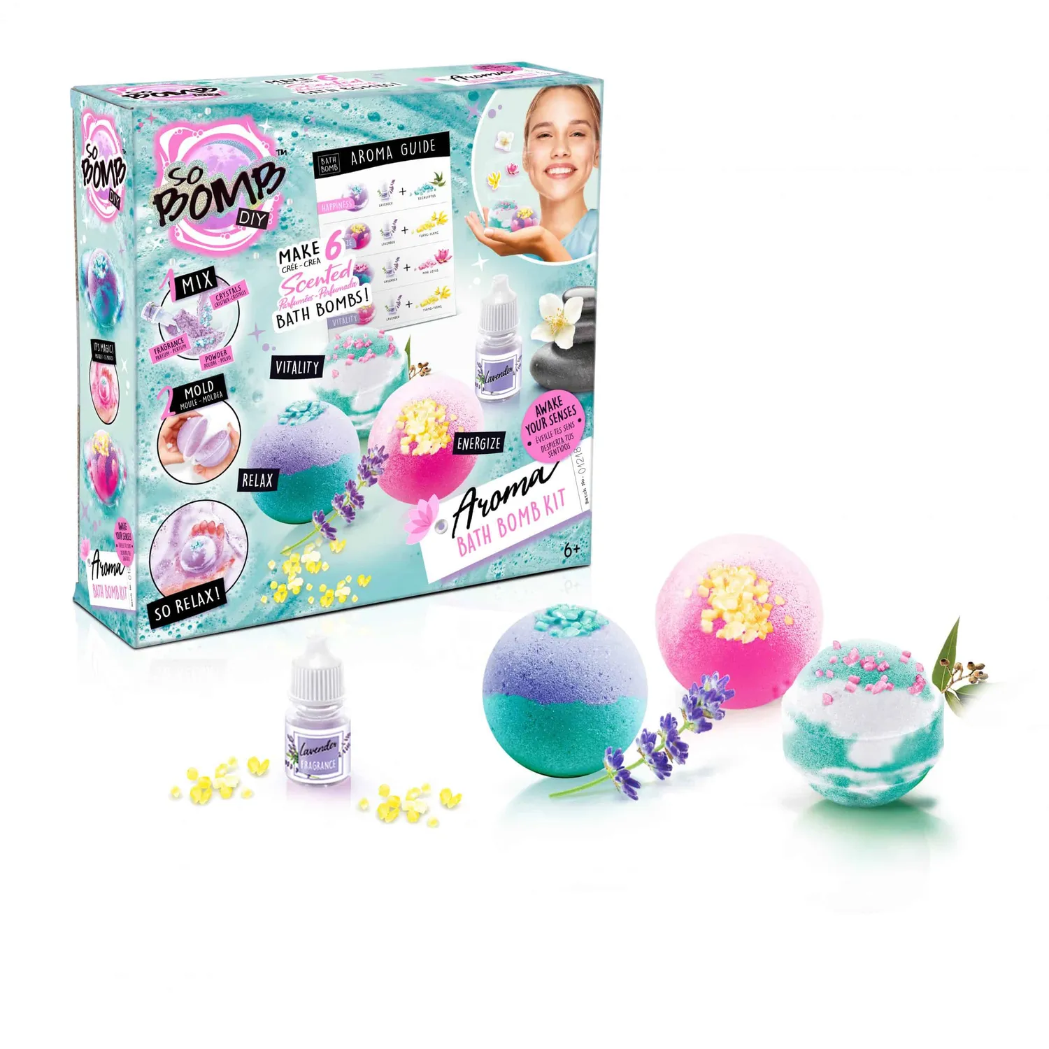 Canal Toys So Bomb DIY Aroma Bath Bomb badset 6 stuks geur