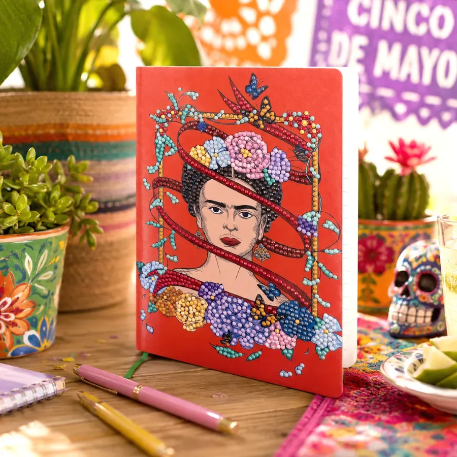 Craft Buddy Crystal Art Frida Kahlo Planner A5 diamond painting agenda