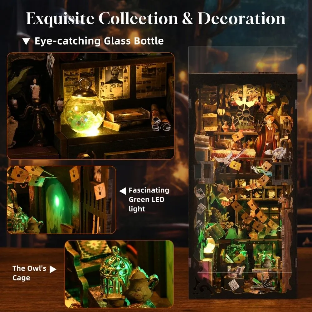Figured'Art Magische Grot book nook 18x11x23 cm led