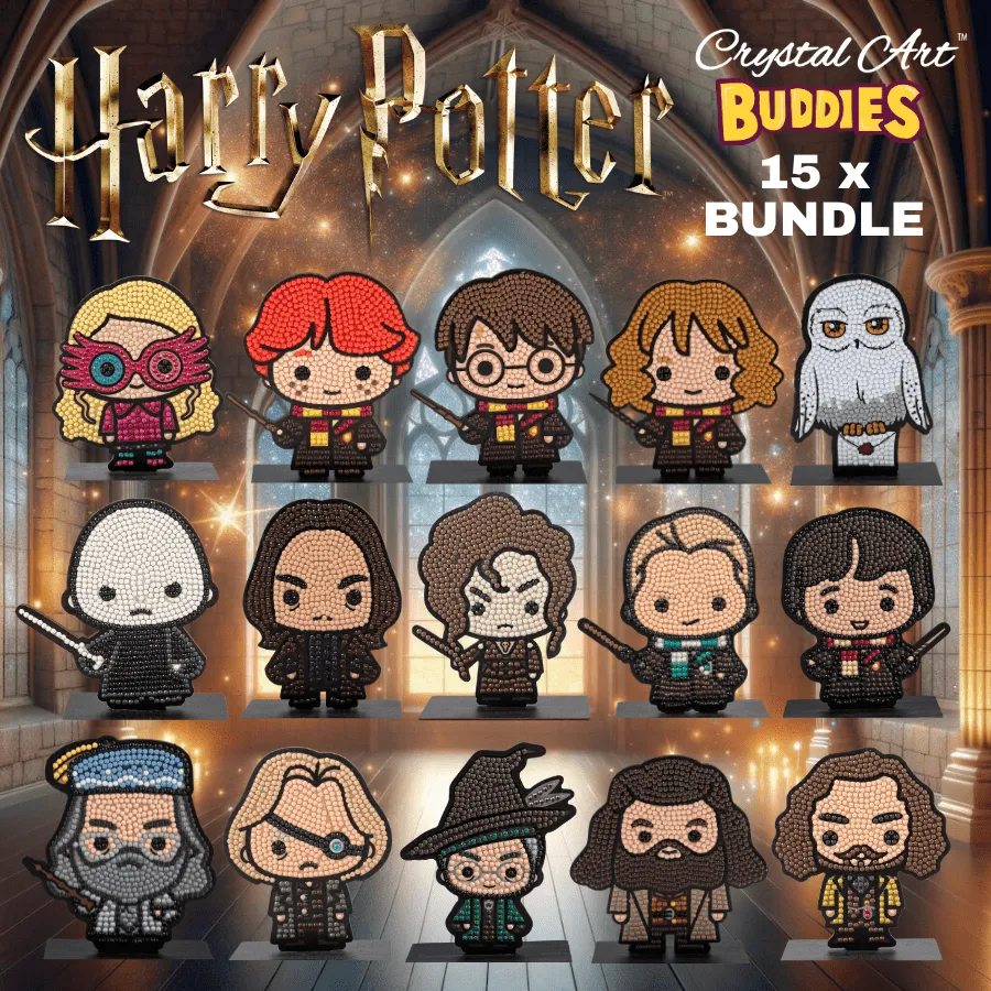 Craft Buddy Harry Potter Buddies diamond painting set 15 stuks