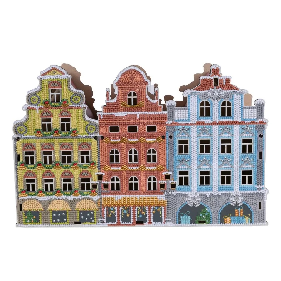 Craft Buddy Crystal Art Festive snoephouder knutselset 23x35cm