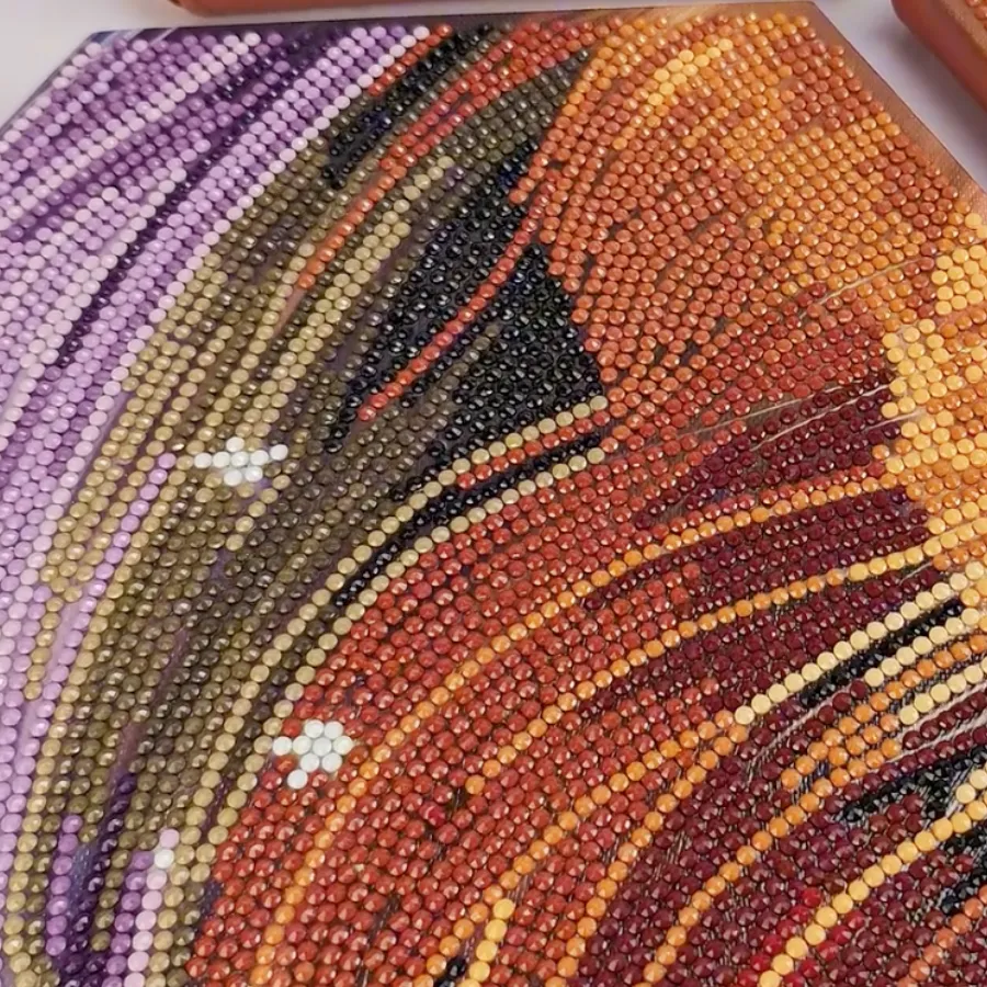 Craft Buddy Crystal Art Majestic Lion wanddecoratie 7-delig leeuw