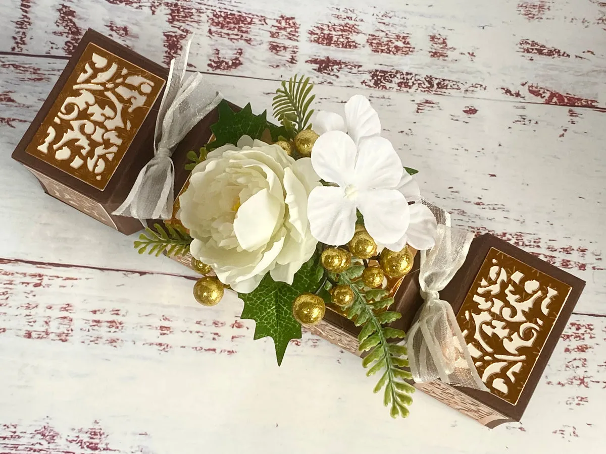 Craft Buddy Scroll Flourish cracker snijmallen stencil 4 stuks