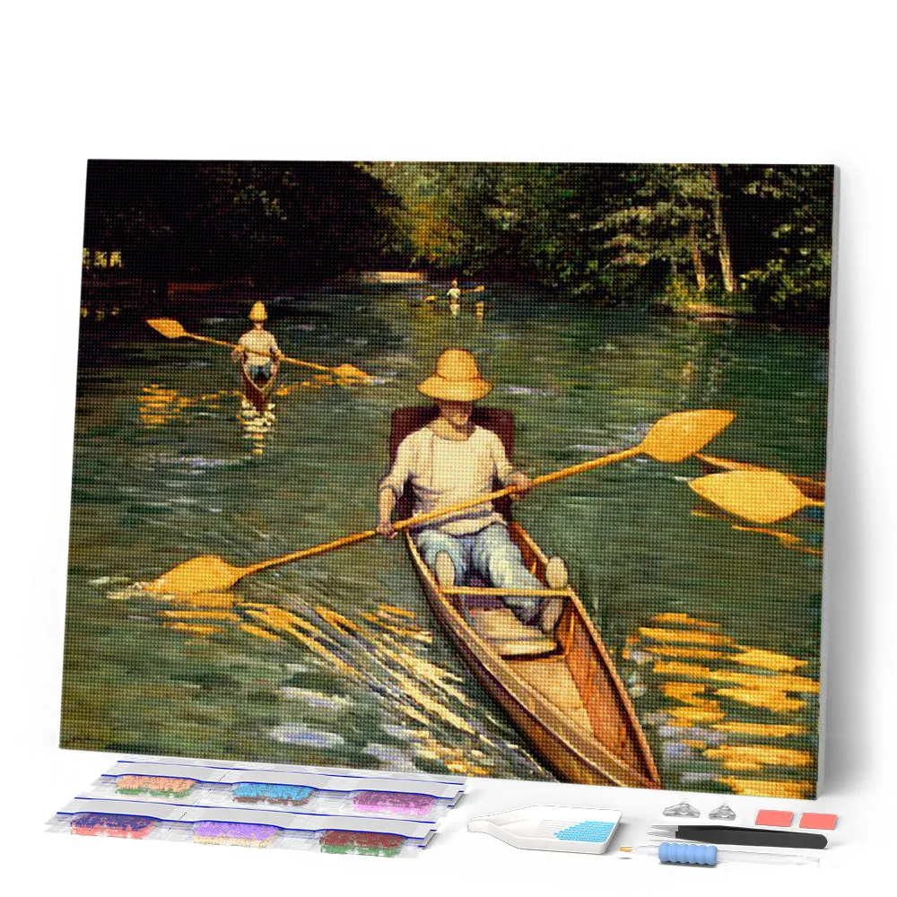 Figured'Art De kano's Caillebotte diamond painting 40x50 cm full drill