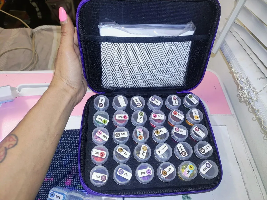 ARTDOT Diamant Painting Opbergdoos Donker met Tools Complete Set