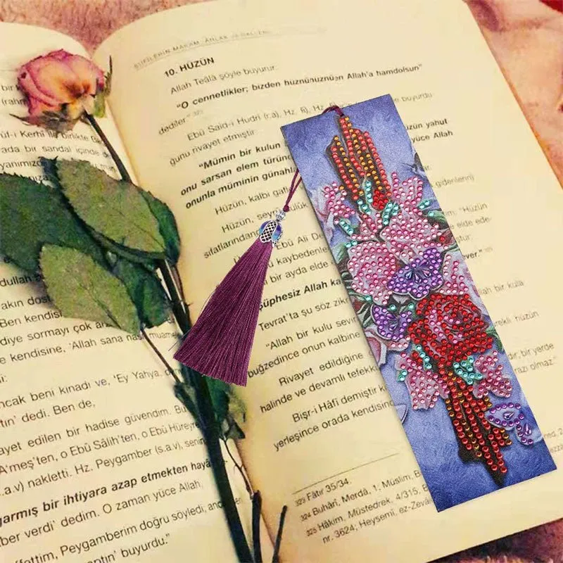 Figured'Art Diamond Painting Bloemenboeket boekenleggers 21x6 cm