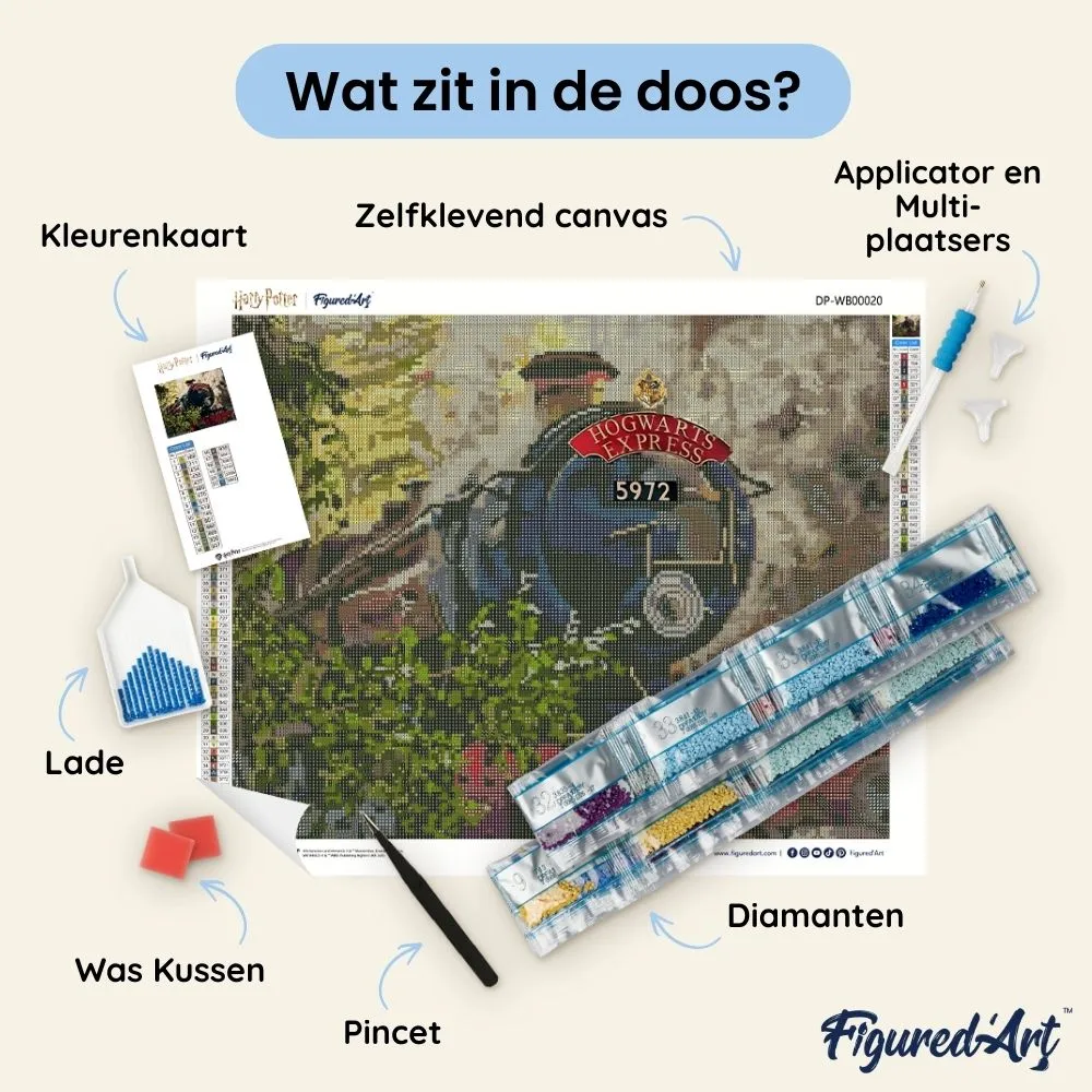 Figured'Art Hogwarts Express Diamond Painting 40x50cm Full
