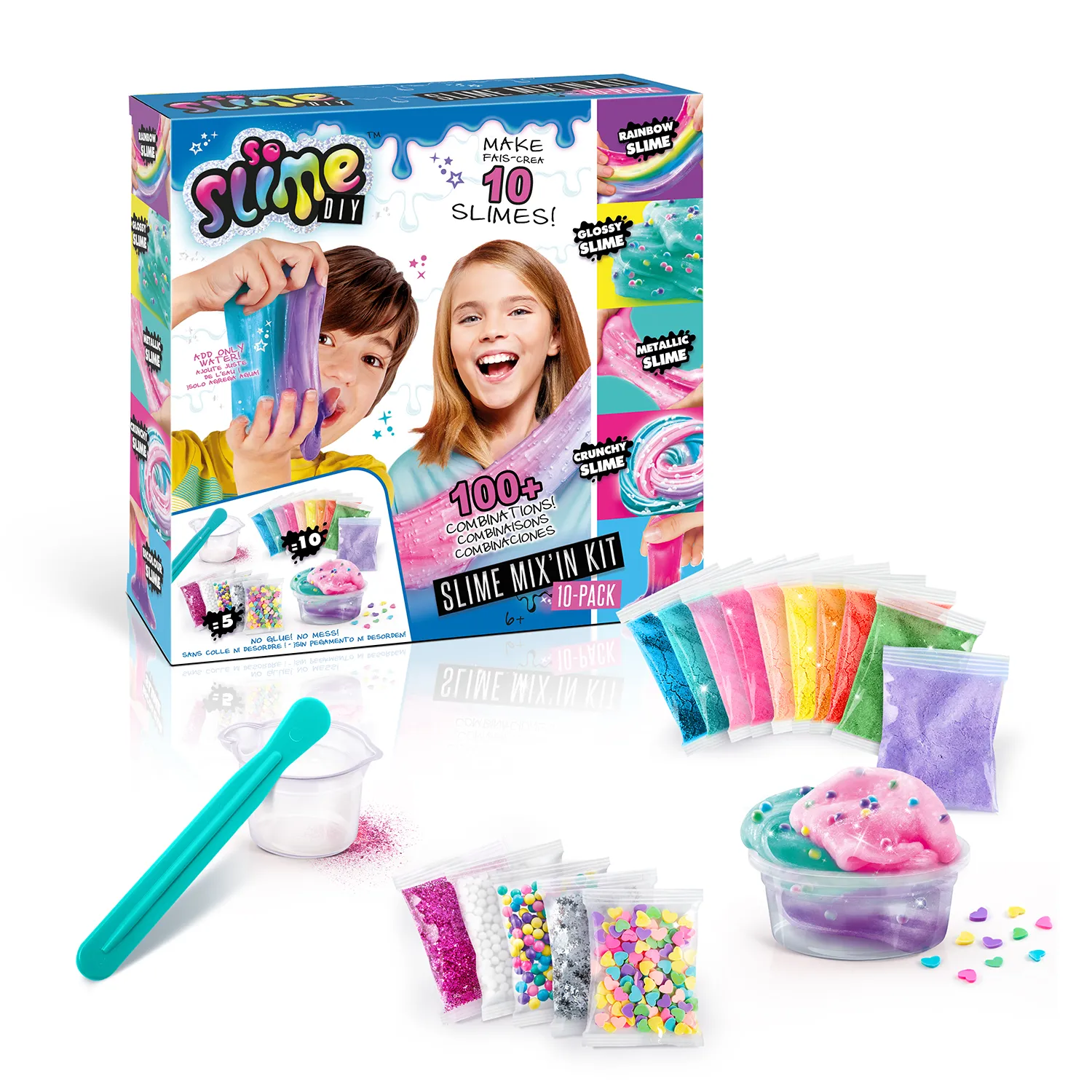 Canal Toys So Slime DIY Mix’In Kit slijmset 10 stuks mix