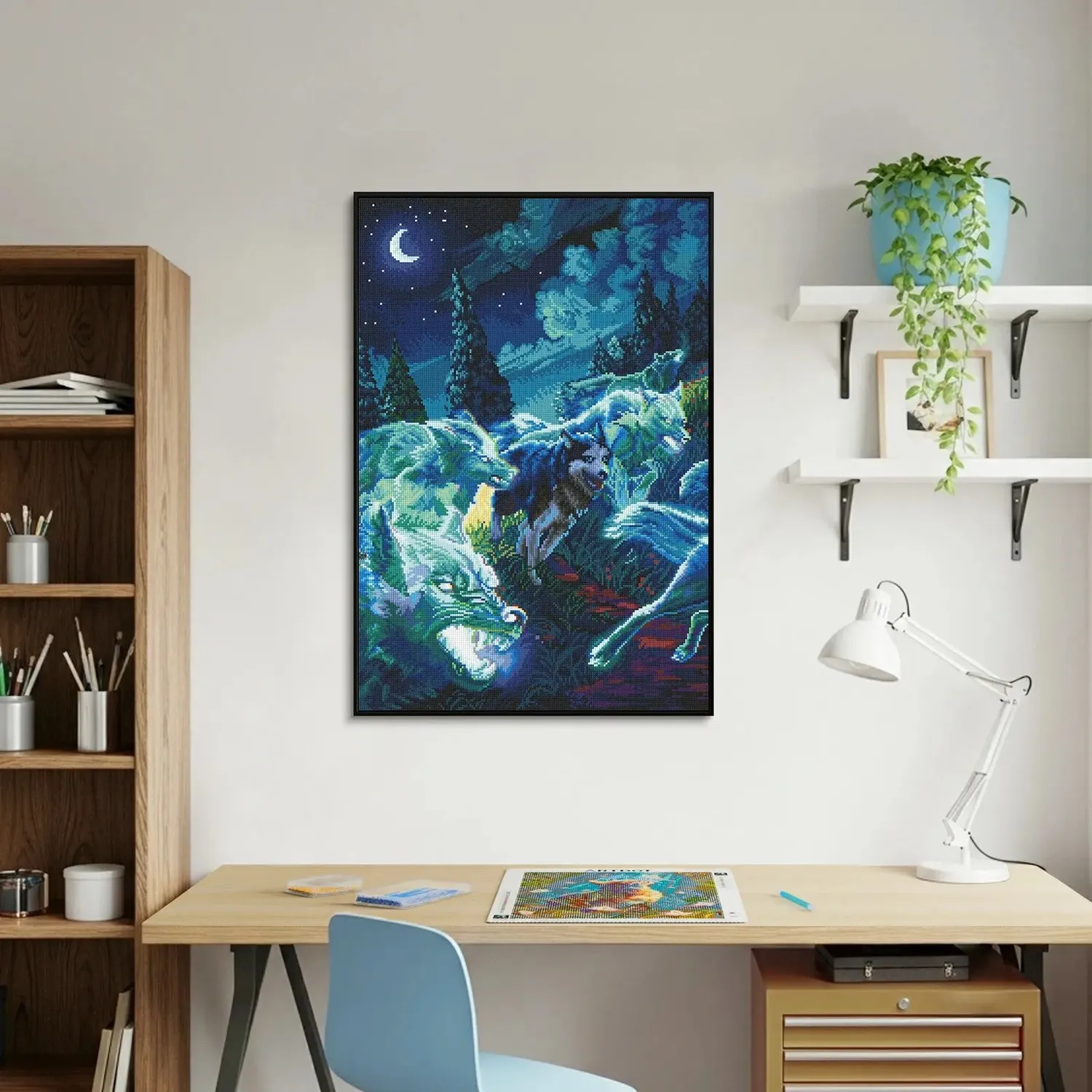 ARTDOT Ancestral Run diamond painting 47,5x70cm vierkante steentjes